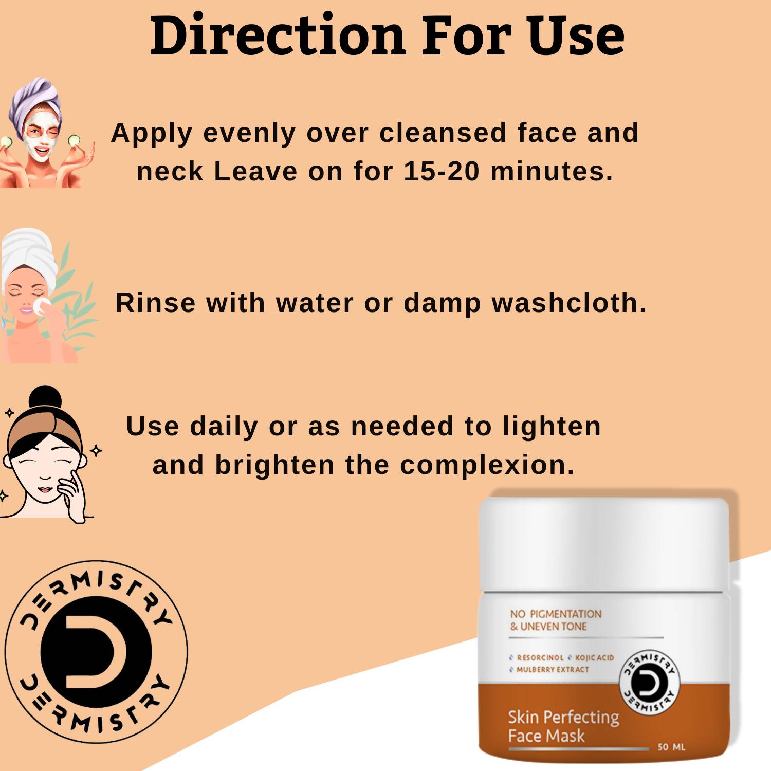 Dermistry Skin Perfecting Face Mask & Skin Perfecting Face Serum