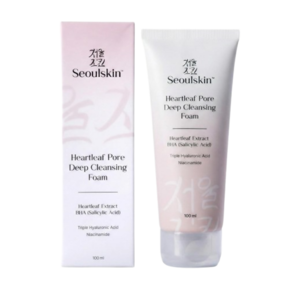 Seoulskin Heartleaf Pore Deep Cleansing Foam - Distacart