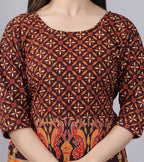 Vamika Multicolor Cotton Printed Party/Casual Wear Kurti (GAM17K)