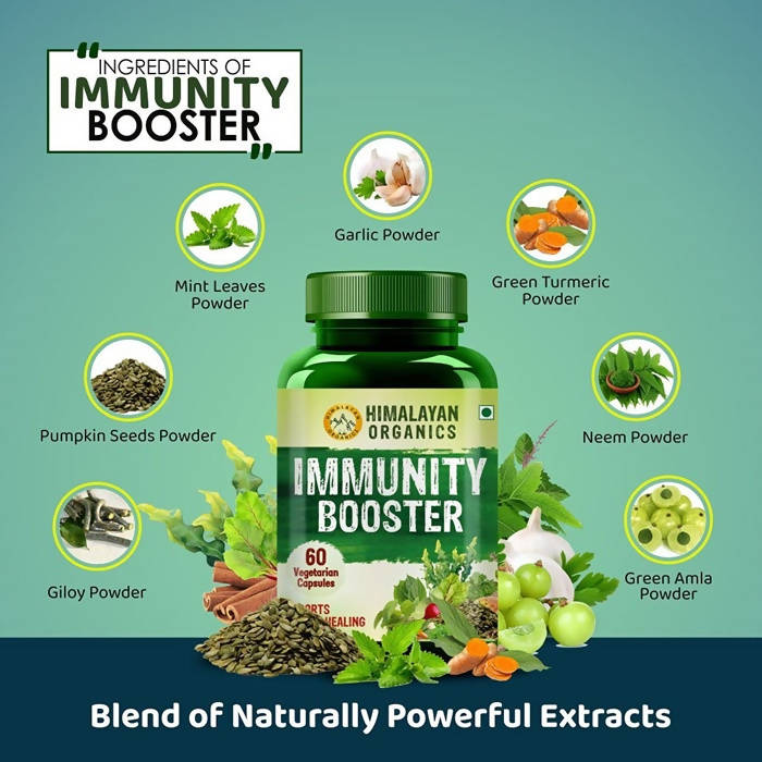 Organics Immunity Booster, Daily Dose For Immunity: 60 Vegetarian Capsules Online
