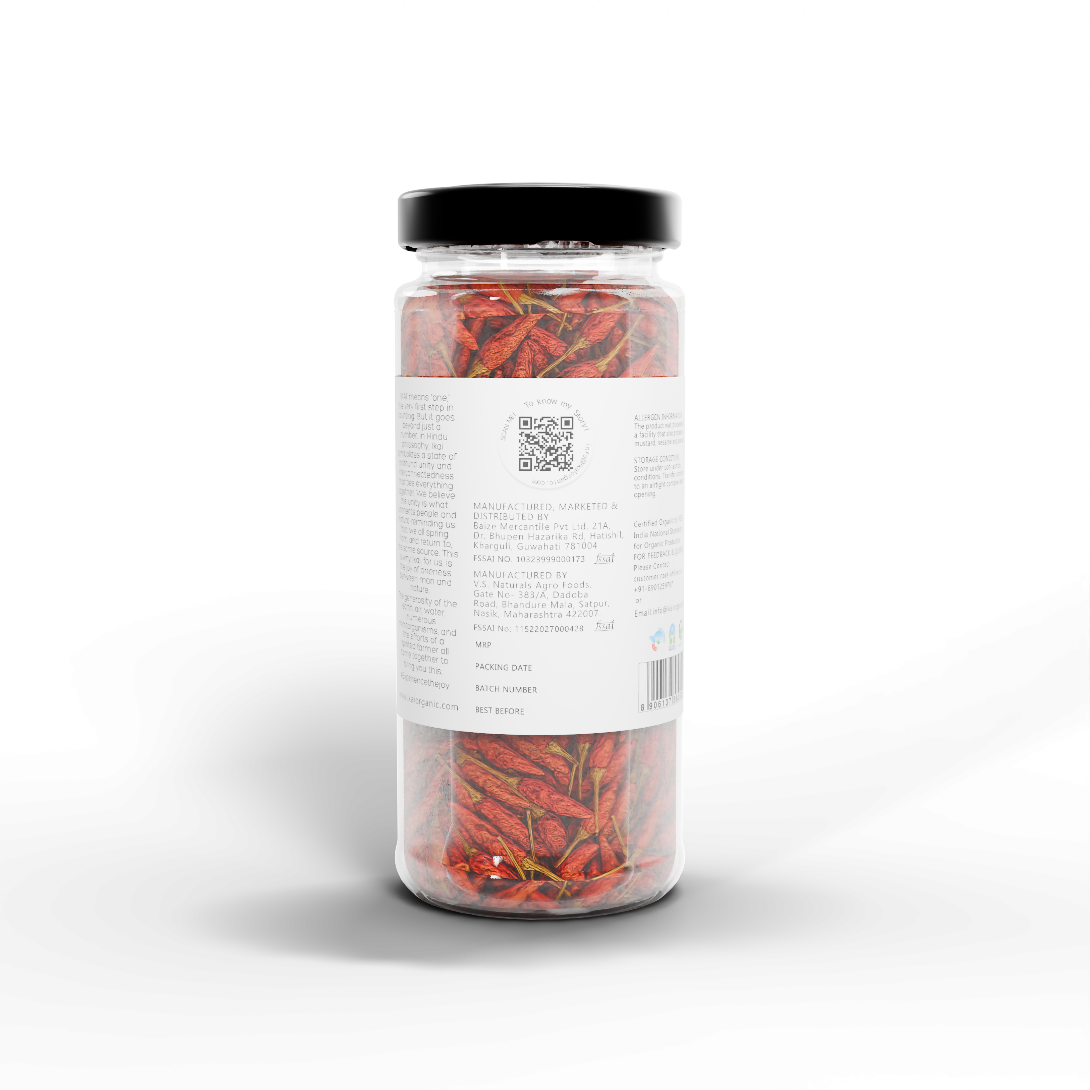 4 - Natural Bird’s Eye Chilli - 25g