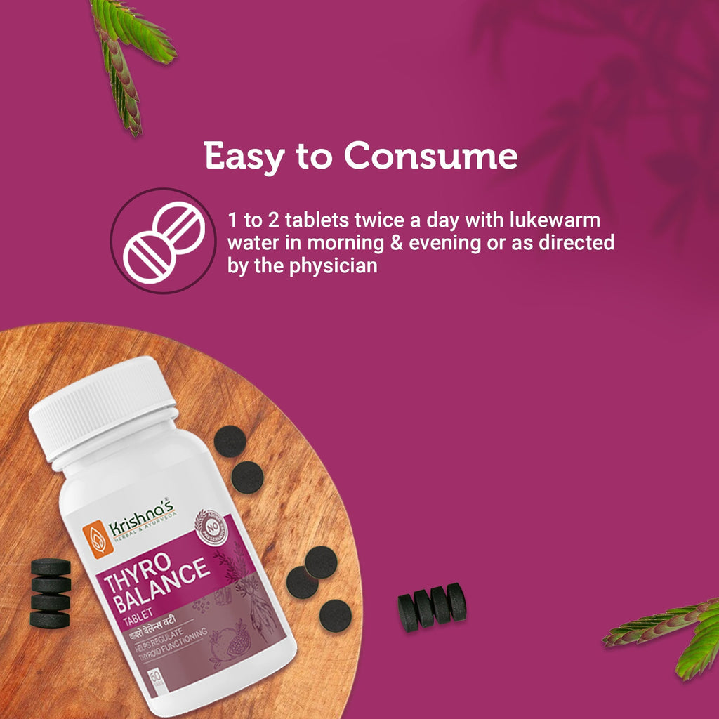 Krishna'S Herbal & Ayurveda Thyro Balance Tablets