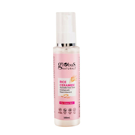 Globus Naturals Rice Ceramide Ayurvedic Face Toner, For Korean Glass Skin