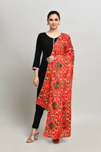 Joban Fashion Multi Color Cotton Embroidery Work Phulkari Dupatta
