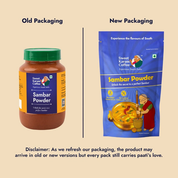 Sweet Karam Coffee Sambar Powder - Distacart