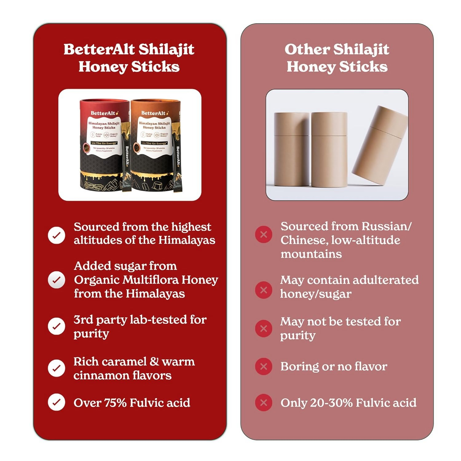 Better Alt Pure Himalayan Sj Energy Sticks Cinnamon & Caramel Combo