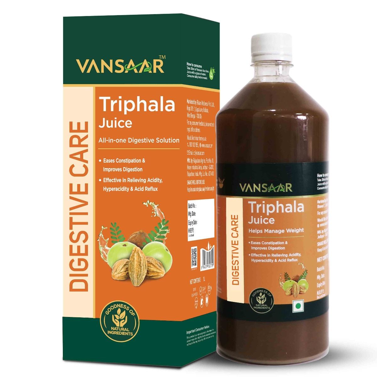 Baidyanath Vansaar Triphala Juice - Distacart