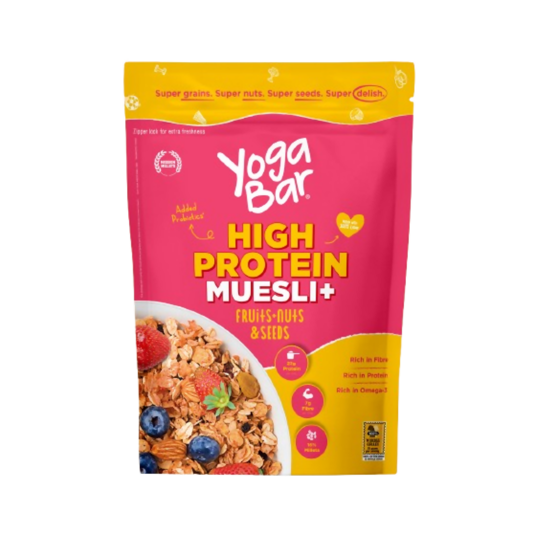 Yoga Bar High Protein Muesli Fruits + Nuts & Seeds - Distacart