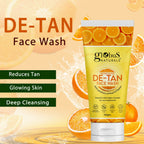 Globus Naturals De Tan Face Wash, Suitable For All Skin Types