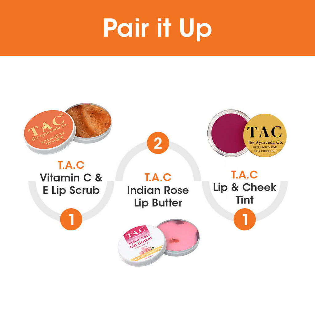TAC - The Ayurveda Co. Vitamin C & E Lip Scrub