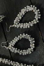 Mominos Fashion Johar Kamal Oxidised Silver-Plated Brass Finish Radha Kishan Long Necklace For Women - Distacart