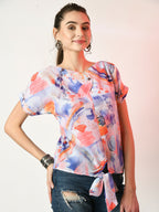 Myshka Women's Multi Printed Top