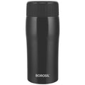 Borosil Cosmic Insulated Water Bottle Tumbler - 320ml (Black)