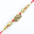 Ethnic Elephant Pearl Rakhi & Cadbury Temptations - Distacart