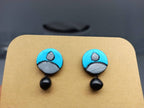 Terracotta Round Shaped Ear Studs