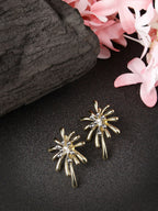 NVR Women Gold-Plated Drop Earrings - Distacart
