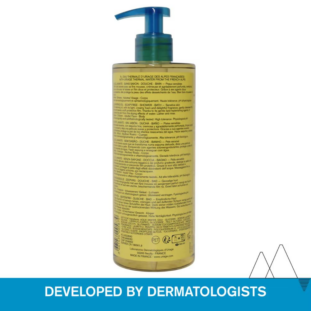 Uriage Cleansing Oil for Gently Cleanses & Moisturizes Face & Body