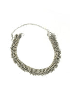 Mominos Fashion Johar Kamal Silver-Plated Brass Finish Ghungroo Work Choker For Women - Distacart