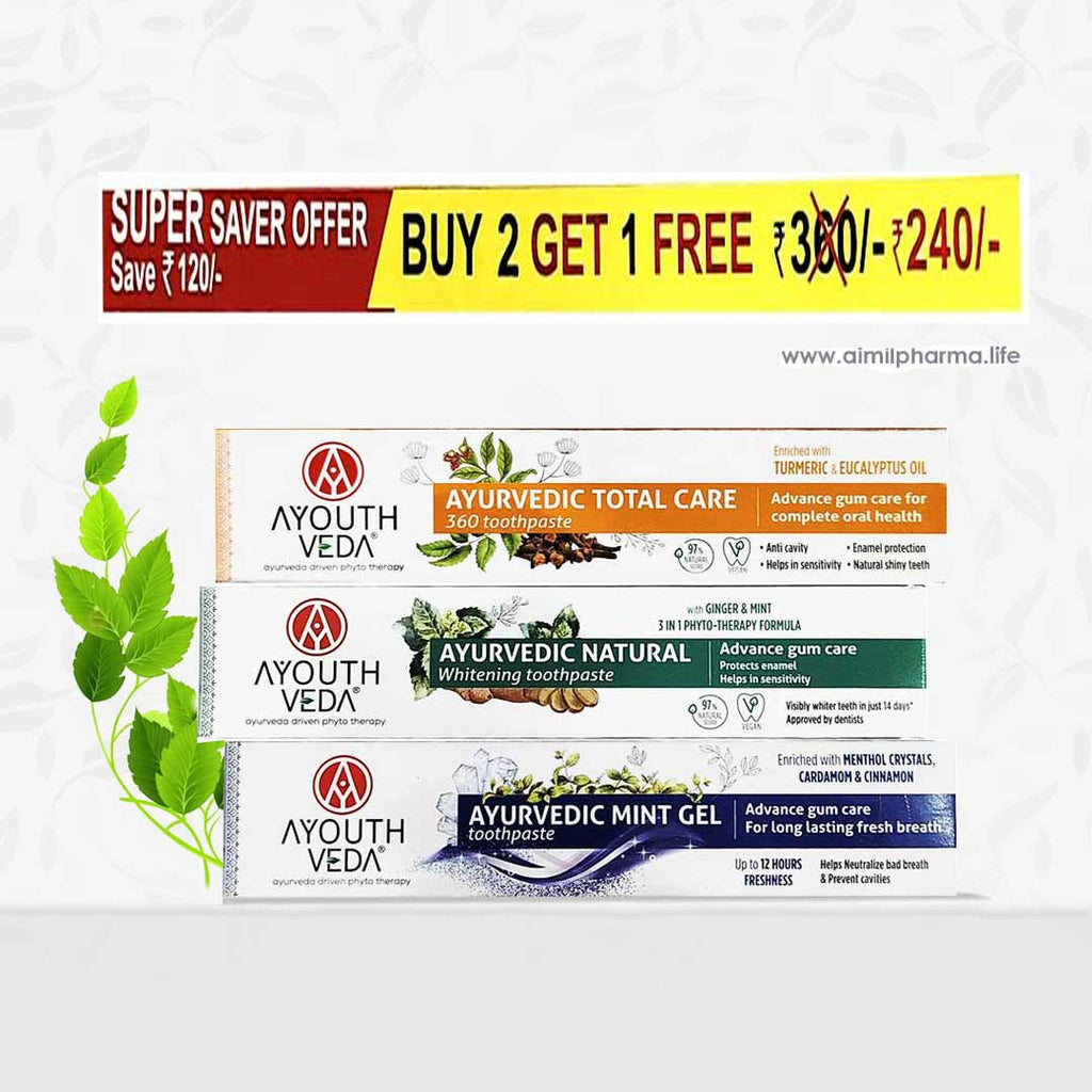 Ayouthveda Toothpaste Combo