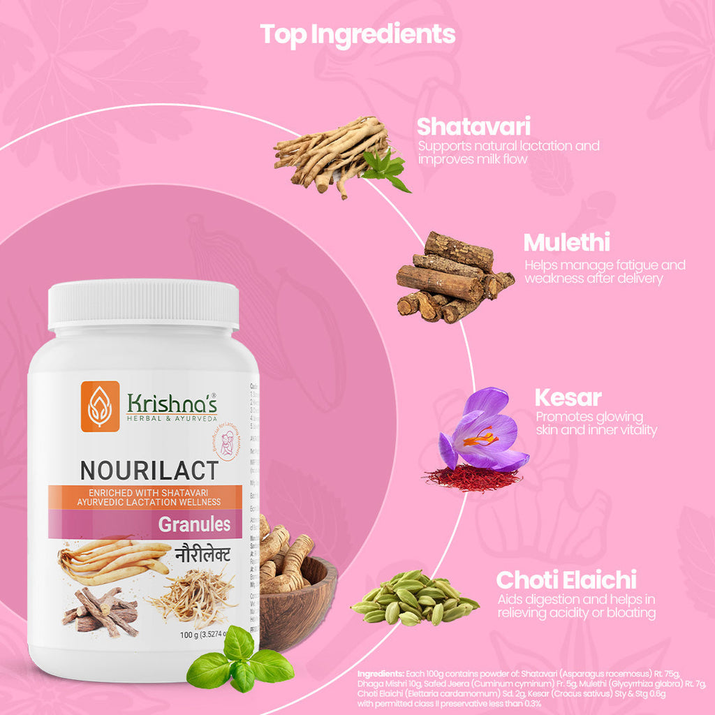 Krishna'S Herbal & Ayurveda Nourilact Granules