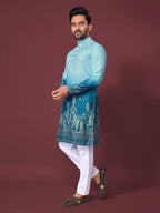Anaita Blue Multicolour Kurta