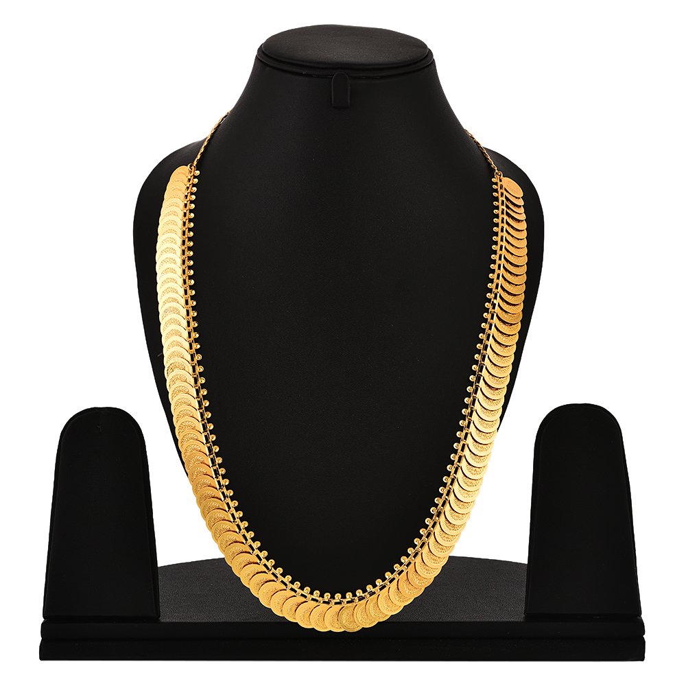 Gold-Polished Alloy Temple Jewellery Chain - The Pari