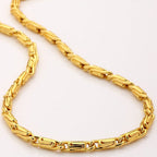 Gold-Polished Alloy Heavy Deisgn Unisex Chain - The Pari