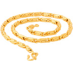 Gold-Polished Alloy Heavy Deisgn Unisex Chain - The Pari