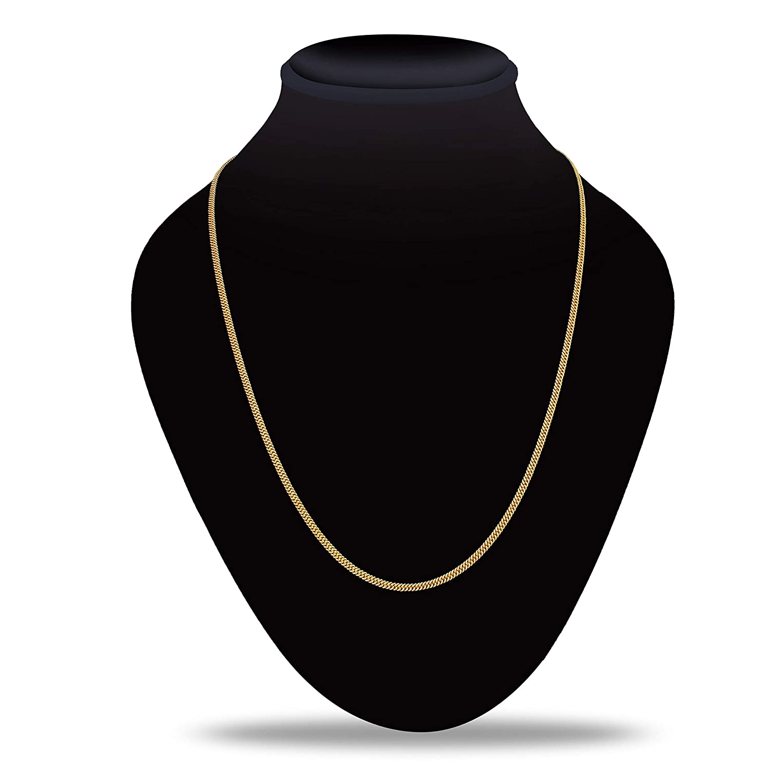 Gold-Polished Alloy Simple Chain - The Pari