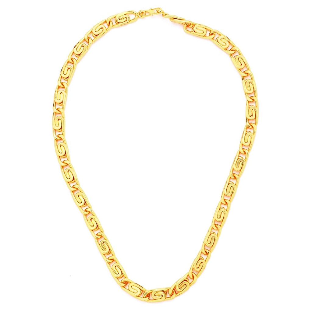 Gold-Polished Alloy Gold Chain Inspired By Sachin Tendulkar Chain - The Pari