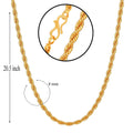 Gold-Polished Alloy Designer Chain - The Pari
