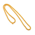 Gold-Polished Alloy Golden Rope Shape Chain - The Pari