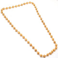 Gold-Polished Alloy Pearl Beaded Matarmala Chain - The Pari