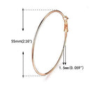 Rhodium-Plated Alloy Assorted Hoop Earrings Combo - The Pari - Distacart