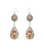 Silver-Plated Alloy Diva Look Stylish Contemporary Earrings - The Pari - Distacart