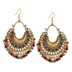 Gold-Plated Alloy Oxidised Designer Earrings - The Pari - Distacart