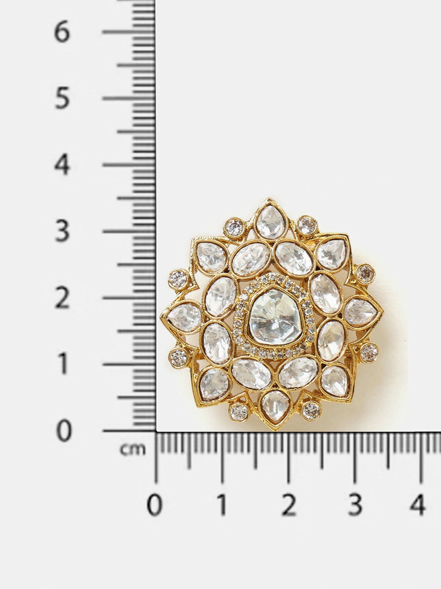Ruby Raang Floral Aura Studs - Distacart
