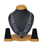 Silver-Plated Alloy Designer Silver Chain Necklace - The Pari