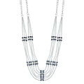 Silver-Plated Alloy Designer Silver Chain Necklace - The Pari