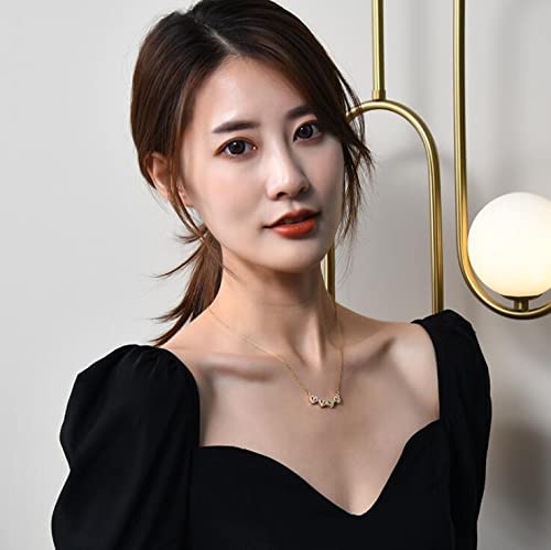 Gold-Polished Alloy Multi Wearing Heart Necklace For Girls - The Pari