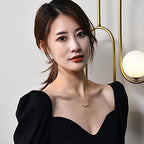 Gold-Polished Alloy Multi Wearing Heart Necklace For Girls - The Pari