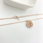 Gold-Polished Alloy Multi Wearing Heart Necklace For Girls - The Pari