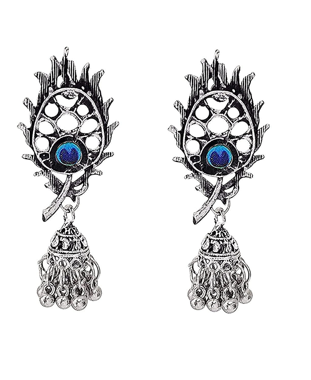 Rhodium-Plated Alloy Krishna Silver Necklace - The Pari