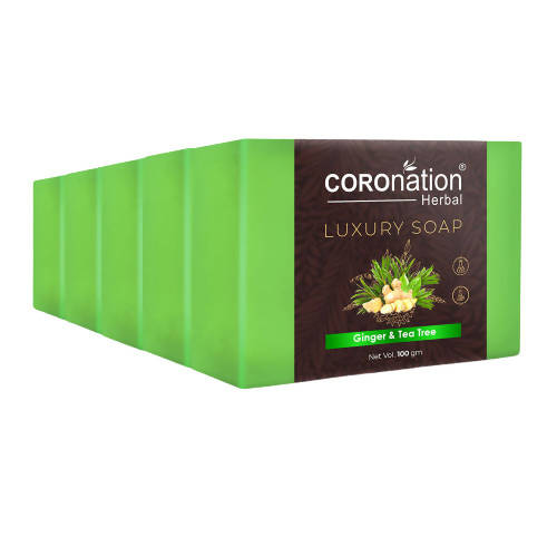 Coronation Herbal Ginger & Tea Tree Luxury Soap