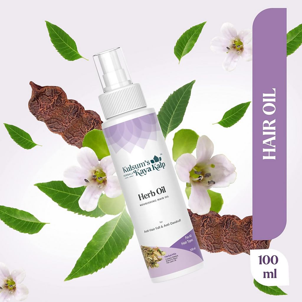 Kulsum's Kaya Kalp Herb Oil For Anti Hair Fall & Anti Dandruff