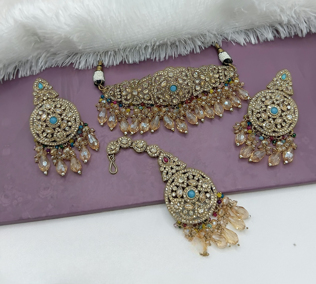 Joban Fashion Multi Alloy Choker Set
