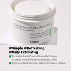 Cosrx One Step Green Hero Calming Pad - Korean Skincare