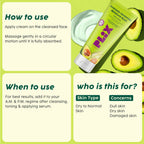 PLIX The Plant Fix Avocado Ceramide Moisture Rush Fatty Cream