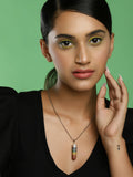 Silver-Plated Necklace - Ruby Raang - Distacart