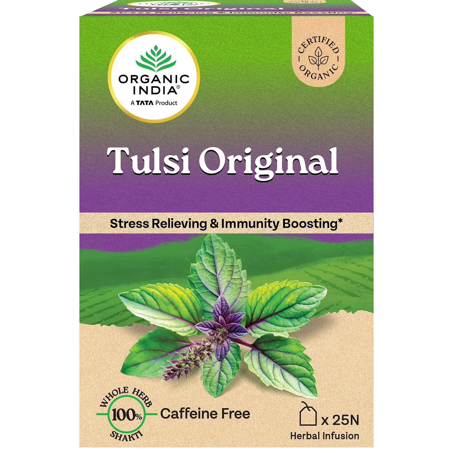 Organic India Tulsi Original 25 Tea Bags - Distacart